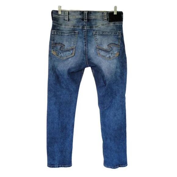 Silver Jeans Grayson Straight Leg Jeans Mens Size 32 x 32 Blue - Picture 7 of 12